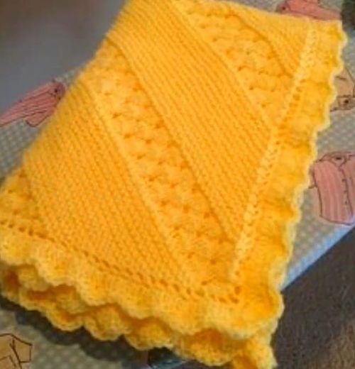 这些钩针编织的婴儿毯子太漂亮了 好羡慕会编织的高手